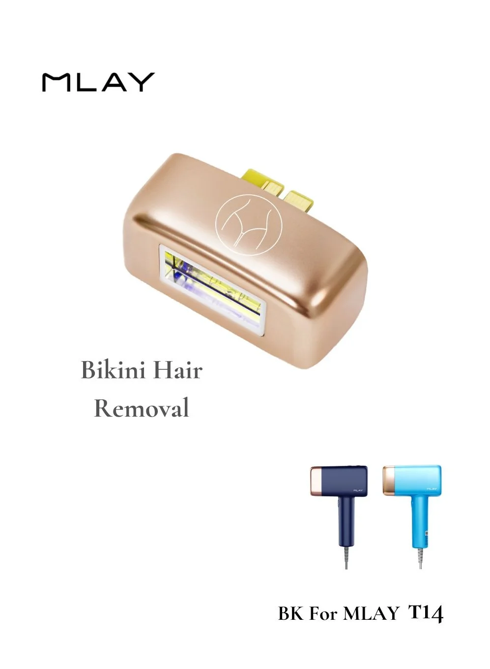 MLAY T14 IPL Hair Removal Device with Ice Cooling Technology for Full Body and Bikini Area (500,000 Flashes) ks9d1