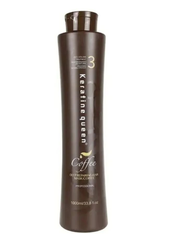 Keratine Queen Deep Repairing Coffee Hair Mask (Premium Nourishing Treatment for All Hair Types, 1000 mL) 5hd9y