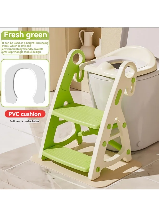 Beauenty Potty Training Seat and Toddler Step Stool, Adjustable Height Toilet Trainer with Non-Slip Base for Boys and Girls (1 Piece) ku5aa