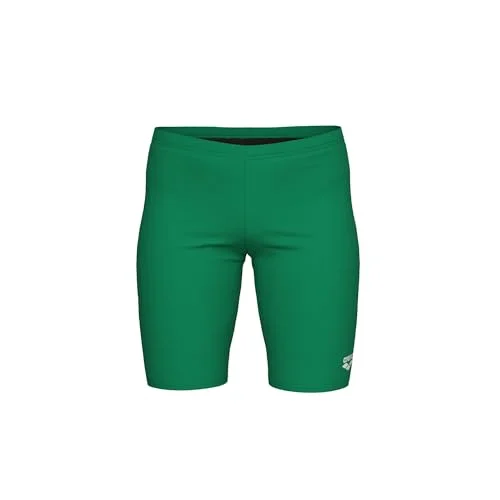 Premium Boys Performance Swim Jammers Quick-Drying Athletic Knee-Length Swimwear for Beach and Pool (Irish Green, Size 30) kawgf
