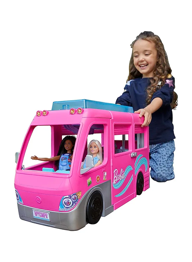 Fashion Doll Dream Camper Playset with 60 Accessories and 30-Inch Slide (Large) bcbti