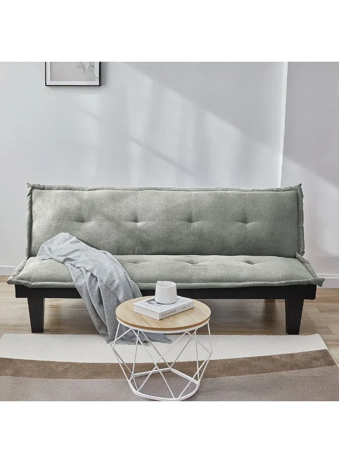 Danube Home V2 Manolo Fabric Convertible Sofa Bed Premium Living Room Furniture (Grey, 165x80x73cm) nc41v