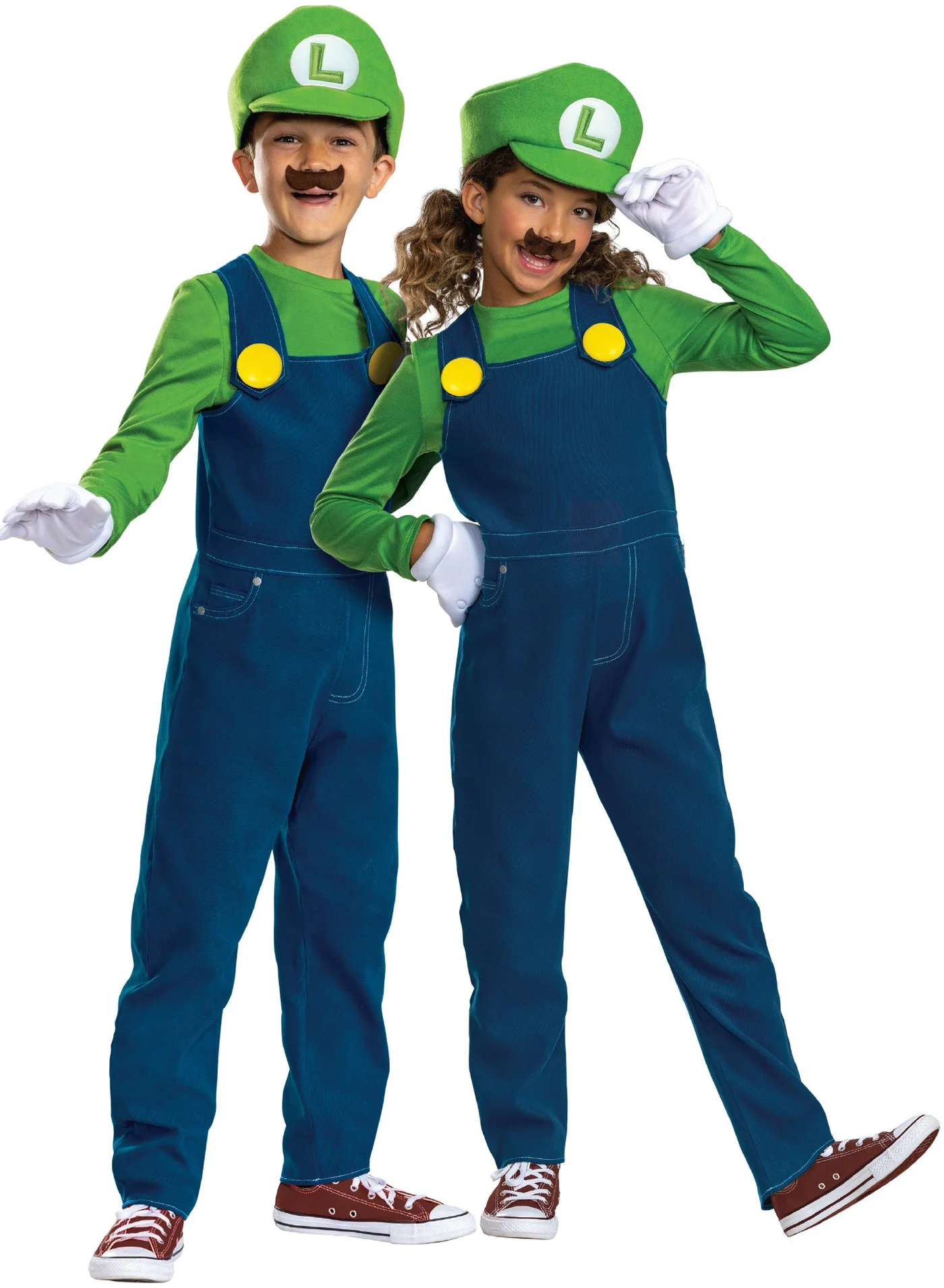 Party Centre Green Plumber Character Costume for Kids (Premium Polyester Fabric, Kids) 4tlze