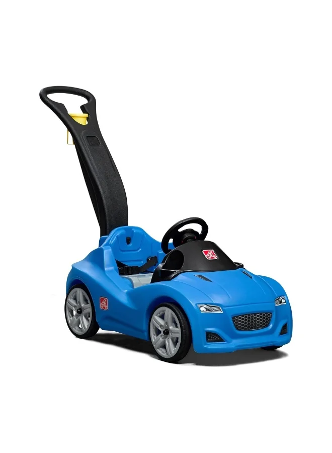 Premium Kids Ride-On Cruiser Push Car with Storage and Safety Belt (91x50x121cm) e1vqp