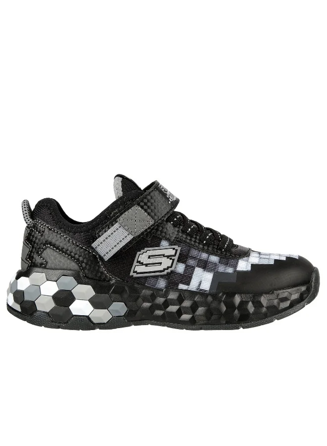Premium Athletic Sneakers Lightweight Breathable Walking Shoes for Kids (Black, 20 cm) 4lxt5