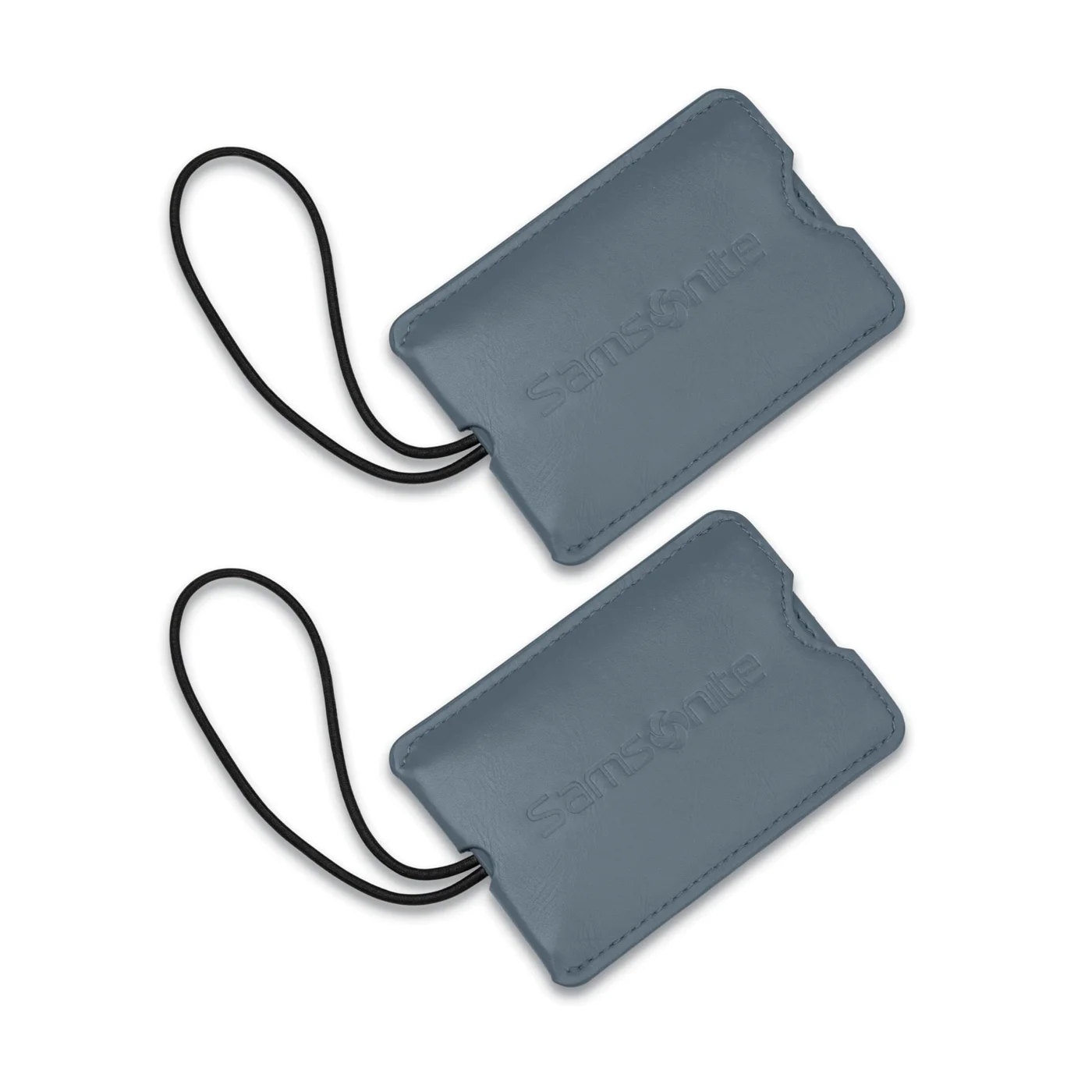Premium Vinyl Luggage ID Tags for Travel Identification (State Blue, 2-Pack) oljl4