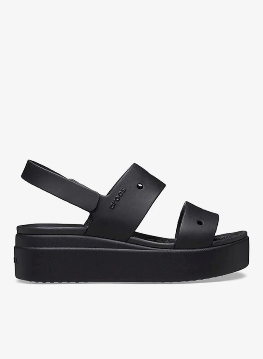 Casual Clogs Brooklyn Strap Sandals Premium Comfortable Footwear for Women (Black, 38) 1pn2u