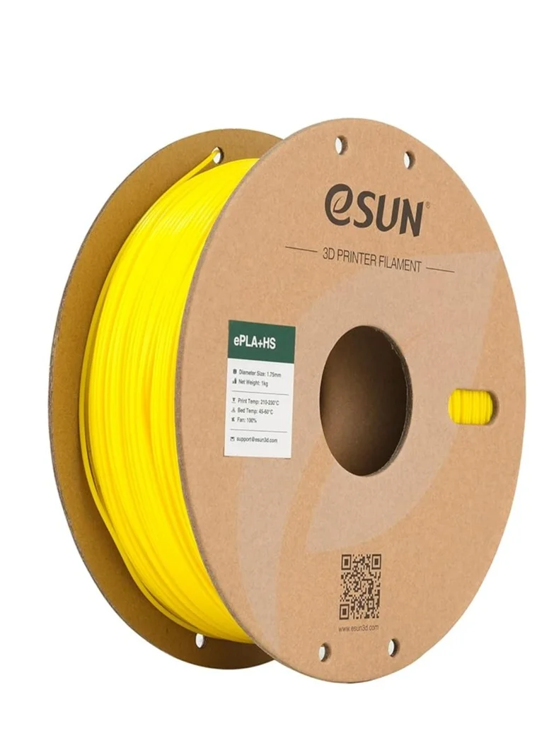 Premium PLA+ 3D Printer Filament High-Speed Printing Material (Yellow, 1.75 mm, 1 kg) aur1z