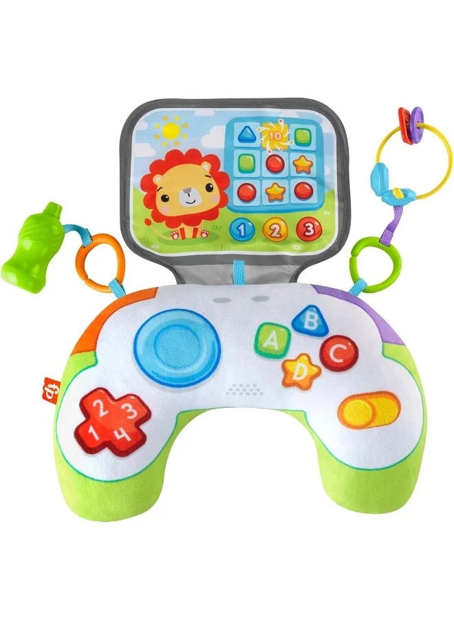 Premium Sensory Tummy Time Wedge Toy for Infants (Soft Fabric, 40 cm x 20 cm) 54dkq