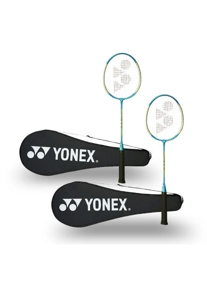 Premium 2-Player Badminton Set Lightweight Aluminum Rackets with Carry Bag (2 Rackets, 1 Bag) g2qxh