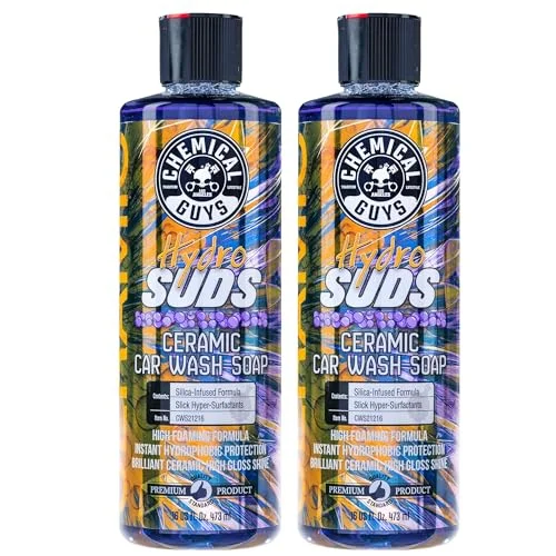 Premium Ceramic Car Wash Soap High Foaming Surface Protection Formula (Berry Scent, 946 mL, 2 Pack) 2k93s