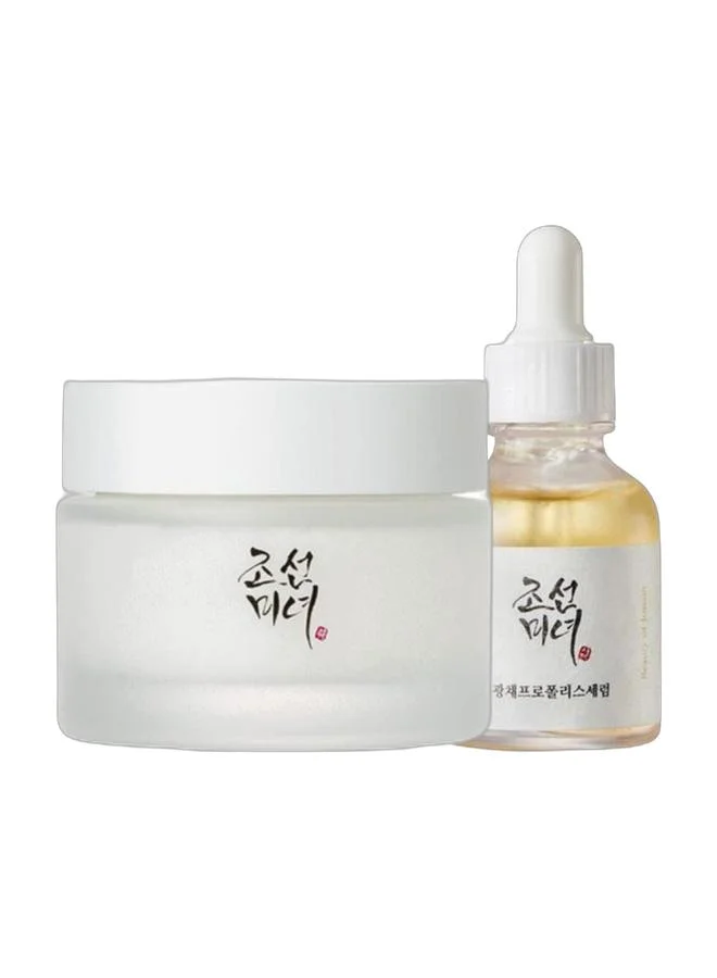 Beauty of Joseon Facial Skincare Set (Dynasty Cream 50mL and Glow Serum 30mL) Hydrating and Soothing Duo for All Skin Types 6gsf6