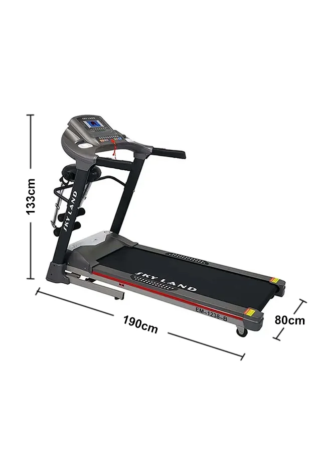 Sky Land Motorized Treadmill with Automatic Incline 6HP Peak Power for Home Fitness (190 x 80 x 133 cm) m1670