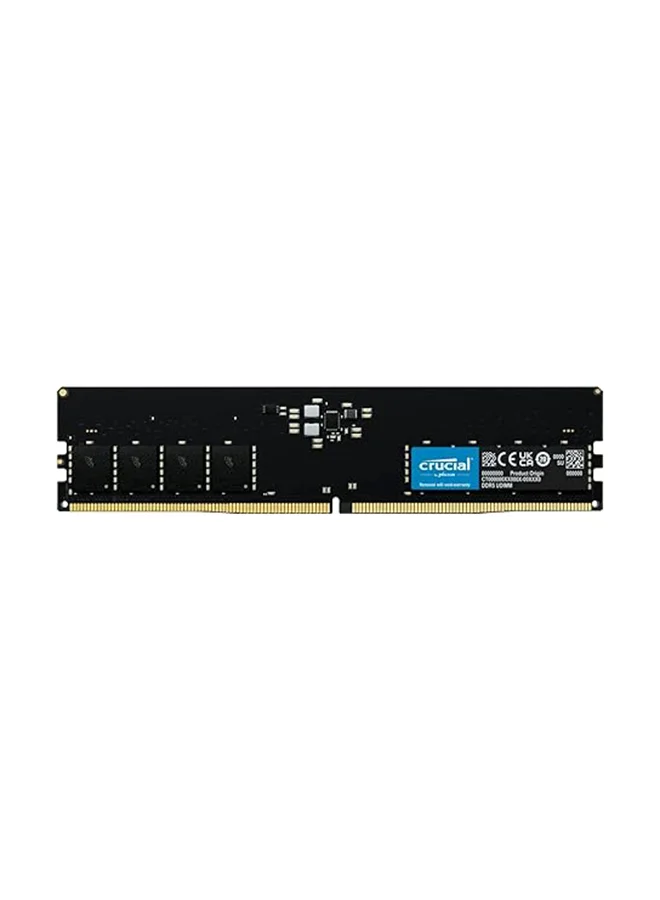 Premium Desktop Memory 16GB DDR5 5600MHz UDIMM PC5-44800 CL46 High-Speed RAM Module (Black, 16GB) tu8cv