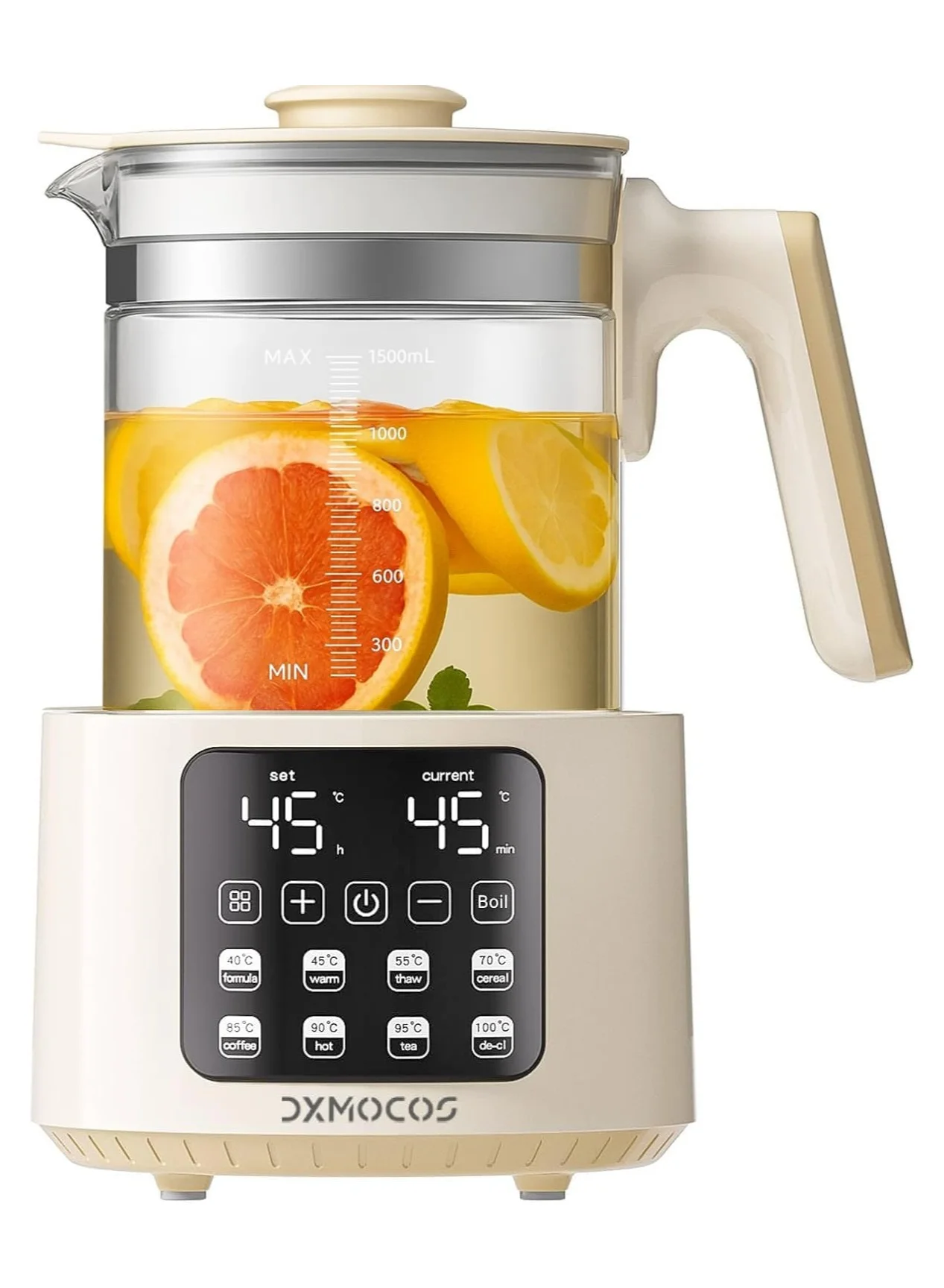 Premium Electric Kettle with Temperature Control Stainless Steel Water Boiler (1.5L) t4kdz