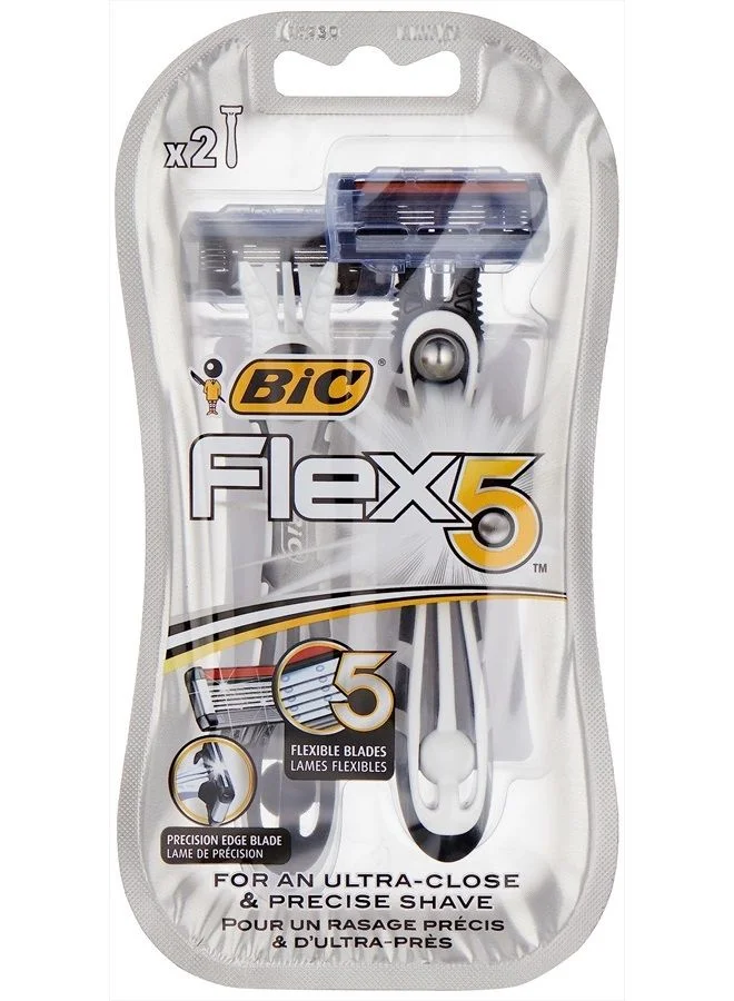 Premium 5-Blade Shaving Cartridges for Smooth Precision Shave (2 Count) u8fr2