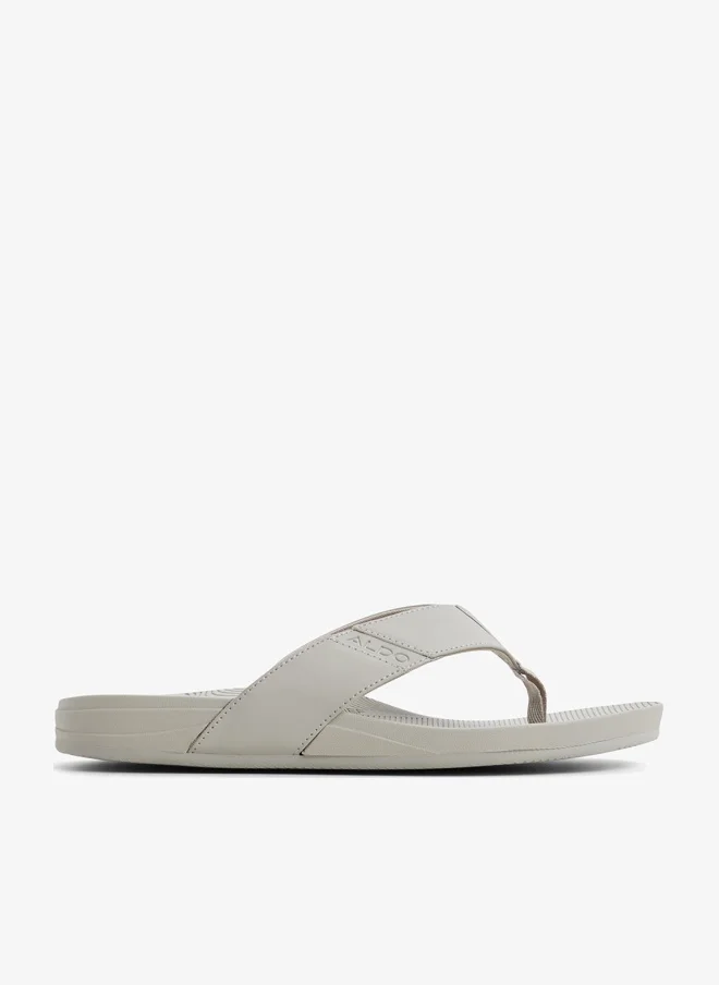 ALDO Women's Thong Slides Flip Flops Premium Flat Sandals (Black, 38 EU) fshjj