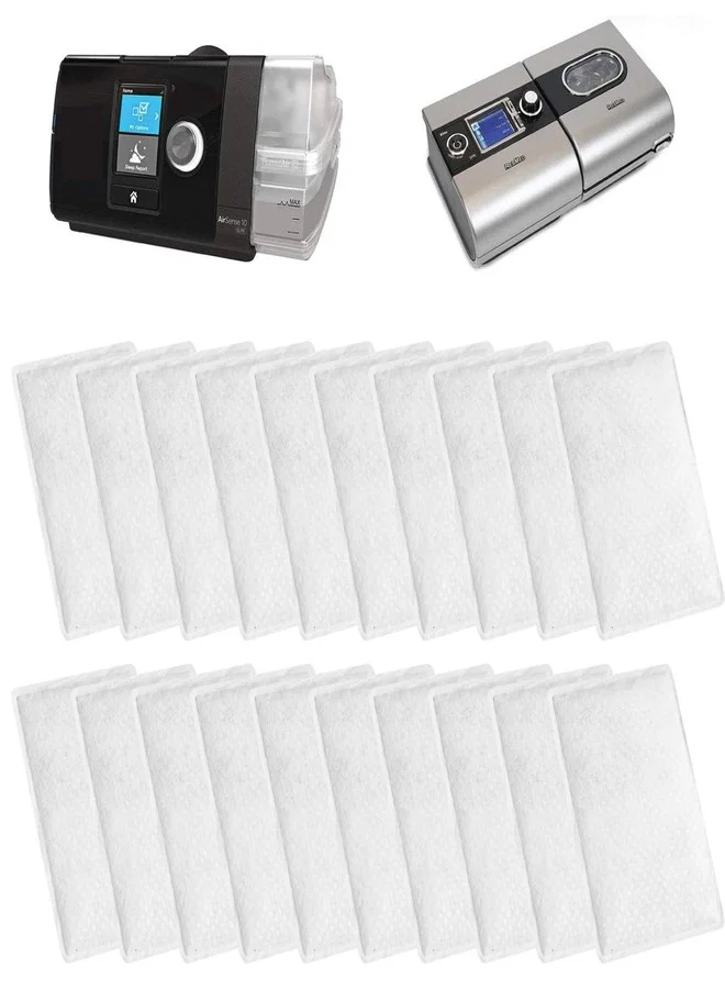 LINXIU Premium Disposable CPAP Filters for Airflow Maintenance (20 Pack) 55smf