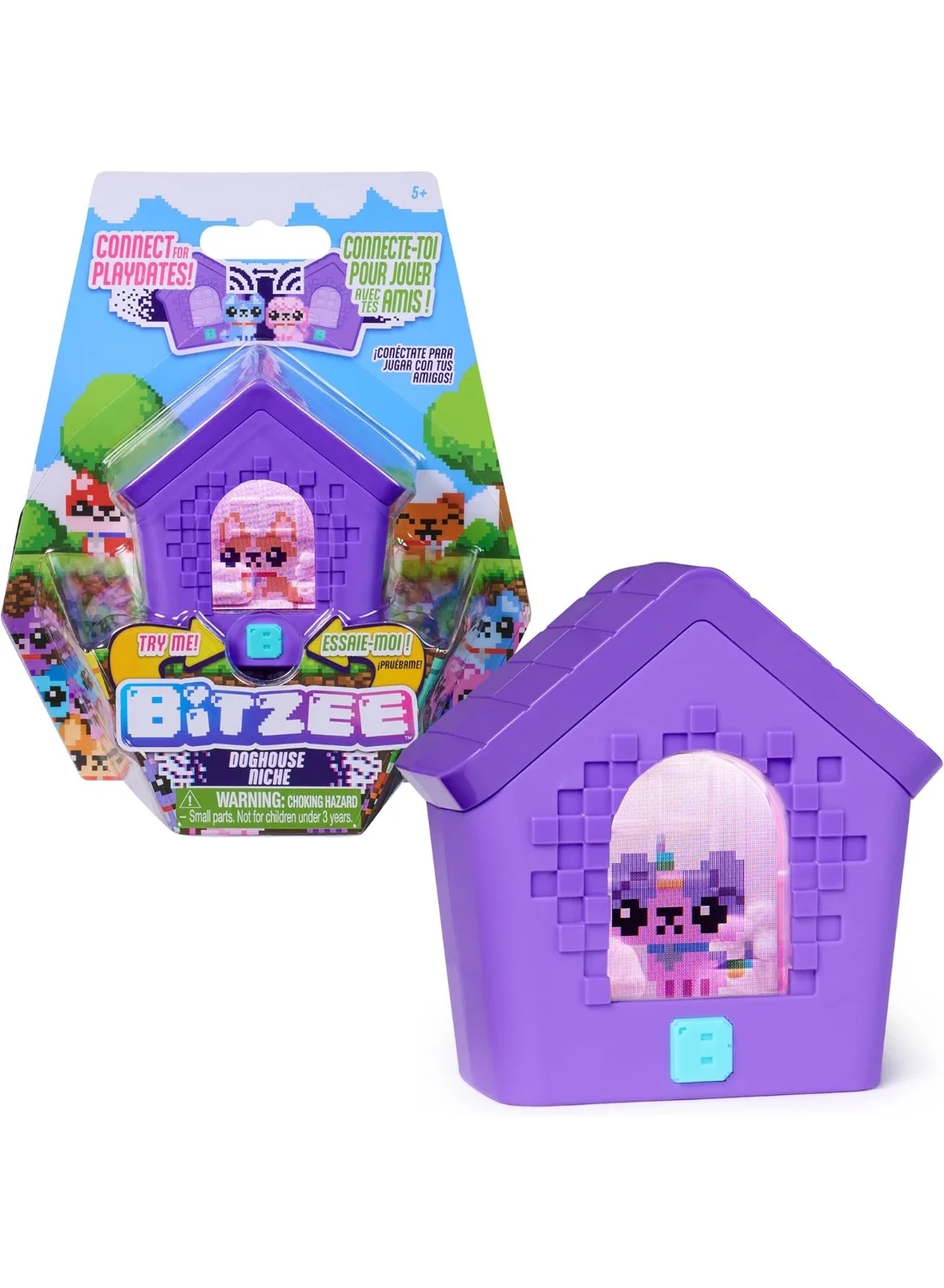 Interactive Digital Pet House Toy with Virtual Pet Experience for Kids (1 Unit) ypvpg