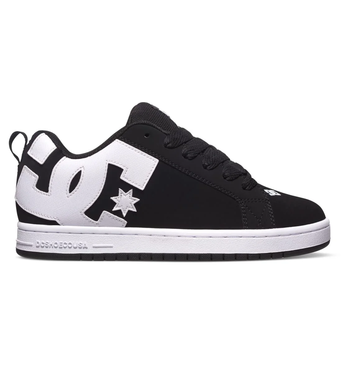 Premium Court Graffik Skate Sneakers Durable Leather Upper For Men (Black, 11) b732r