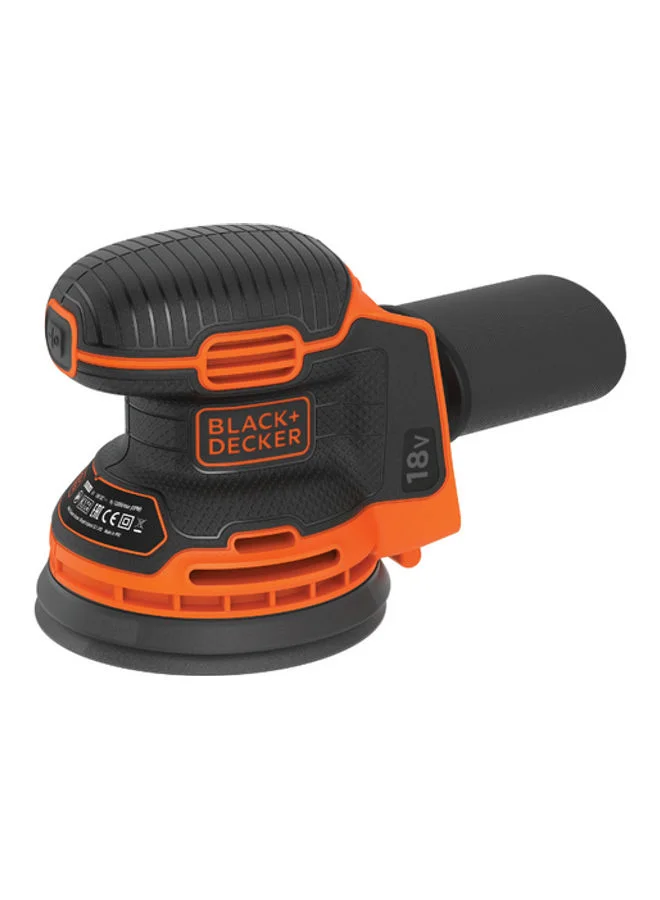 Premium Cordless Random Orbit Sander 18V Professional Woodworking Tool (Orange/Black, 125 mm) iaguq