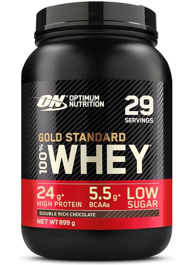 Premium Whey Protein Isolate Powder for Muscle Support and Recovery (Double Rich Chocolate, 907 g) 6ayth