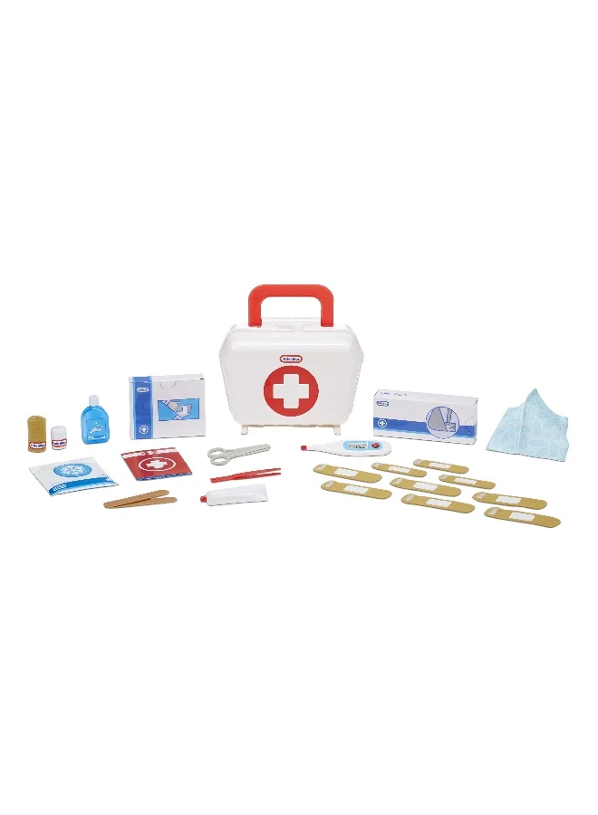 Premium Kids First Aid Play Set Educational Role Play Medical Toy Kit (15 Pieces) qgui9