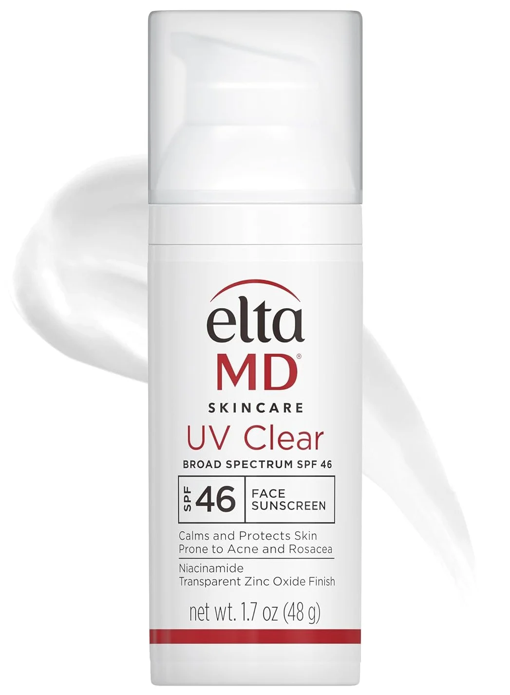 Premium Tinted Facial Sunscreen SPF 46 Broad Spectrum Lightweight Formula (Clear, 48 g) xgepv