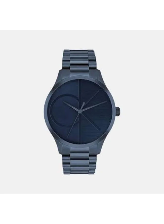 Premium Round Analog Unisex Watch with Blue Case and Stainless Steel Band (One Size) 66diy