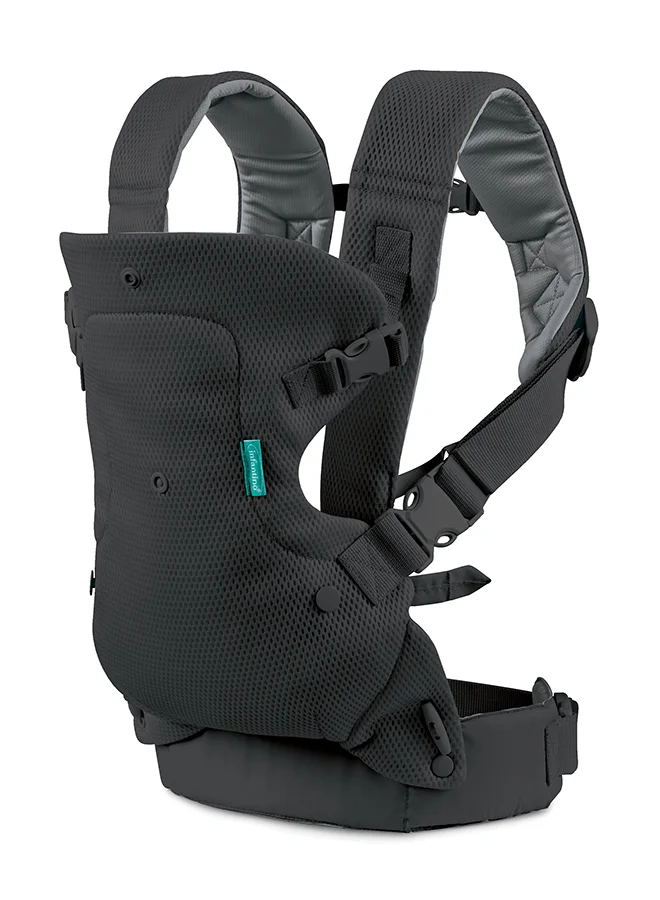 Convertible 4-in-1 Ergonomic Baby Carrier with Breathable Mesh Design (Black, 3.6-14.5 kg) p6urp