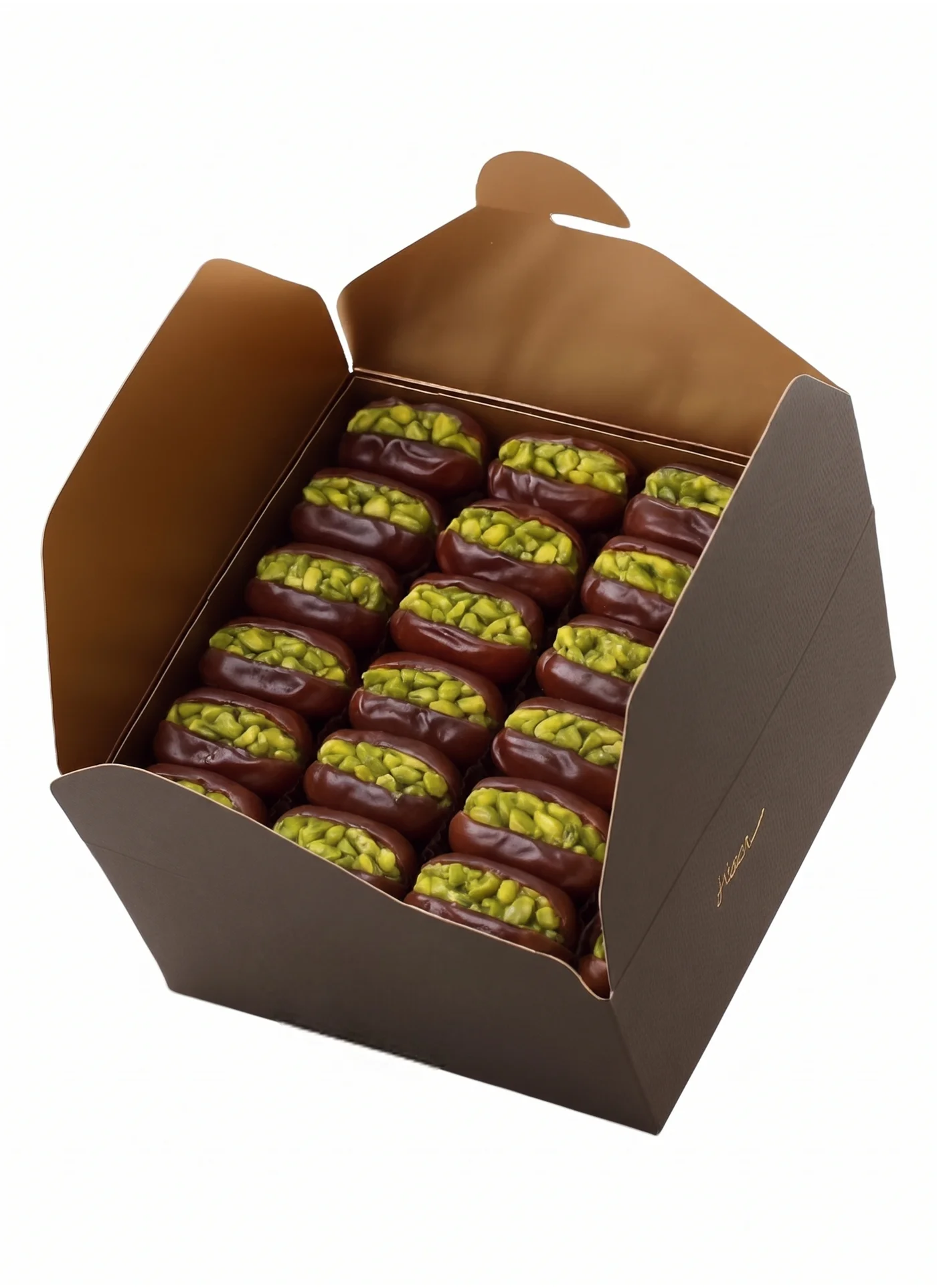 Premium Khidri Dates Filled with Roasted Pistachio (500g) 15fry