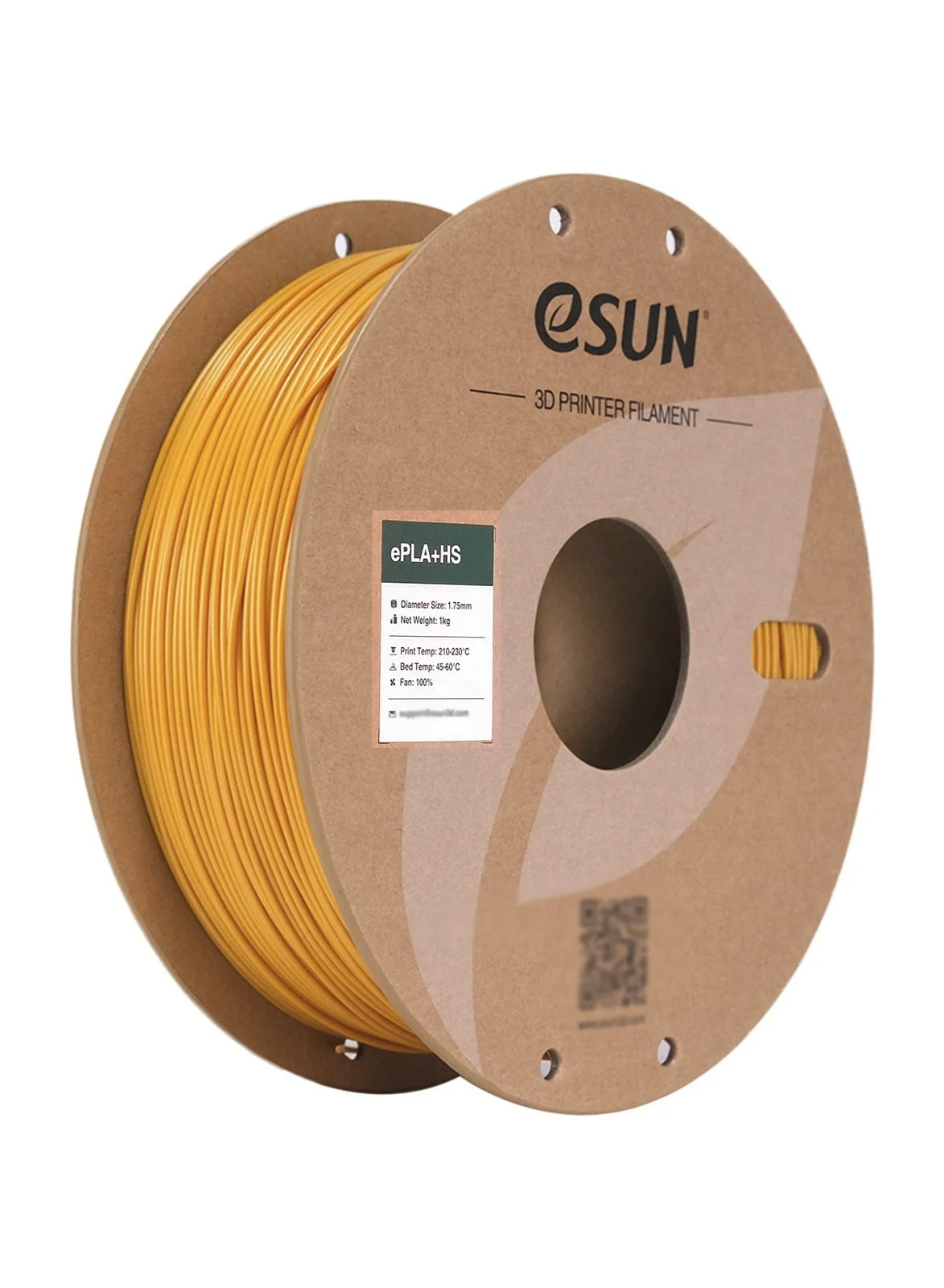 eSUN High Speed ePLA+HS 3D Printing Filament (Gold, 1.75mm, 1kg) Premium Material for Rapid Prototyping 6u6tu