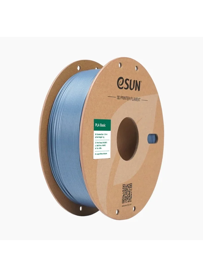 Premium PLA 3D Printer Filament 1.75 mm High-Precision Dimensional Accuracy (Light Grey, 1 kg) hjq4q