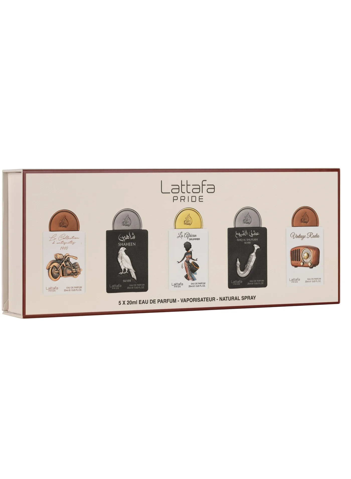 Lattafa Pride Fragrance Gift Set Collection 5 Premium Perfume Assortment (5 x 20 mL) 0pwi1