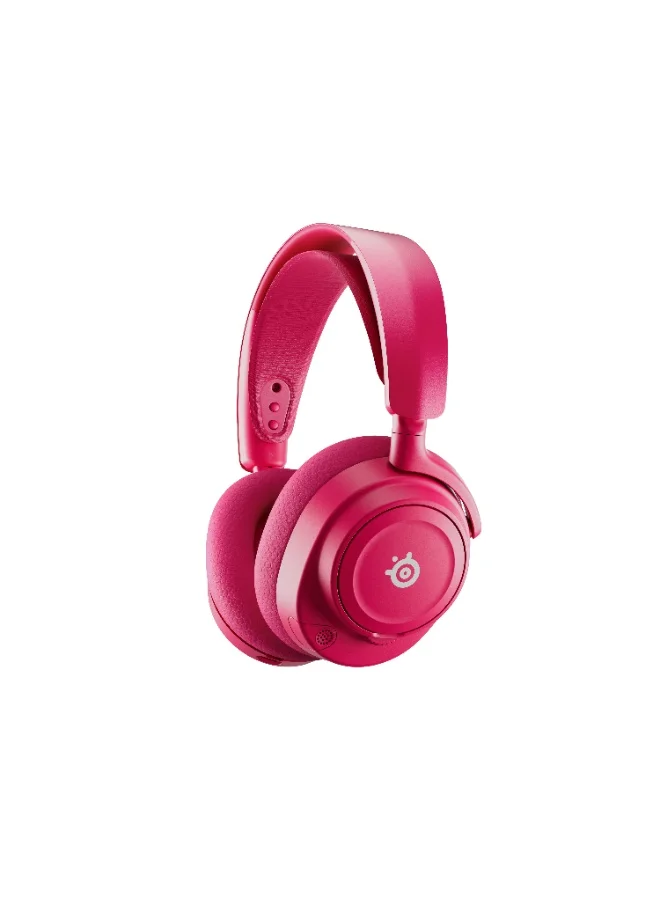 Premium Wireless Gaming Headset Multi-Platform Surround Sound Audio Gear with Dual Connectivity (Magenta) vupo3