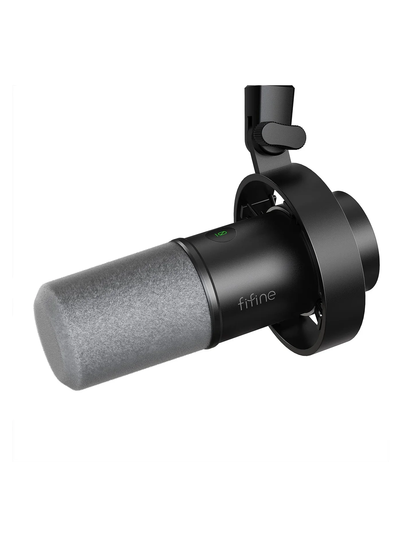 FIFINE Dynamic Microphone XLR/USB Podcast Recording Mic with Headphone Jack and Volume Control (Black, 1 Unit) zj034