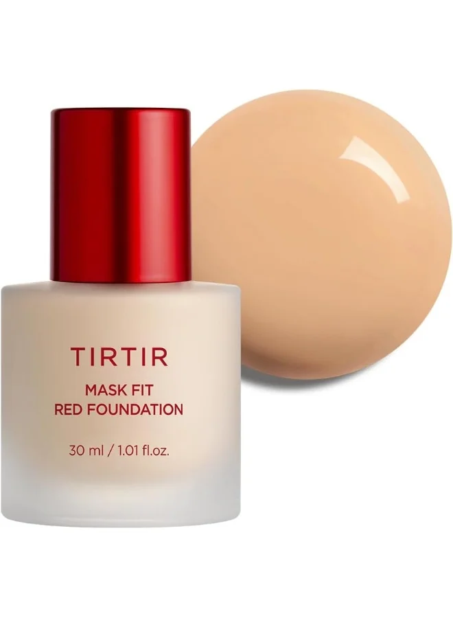 TIRTIR Mask Fit Red Foundation Long-Lasting Full Coverage Liquid Makeup (Latte, 30 mL) nngac