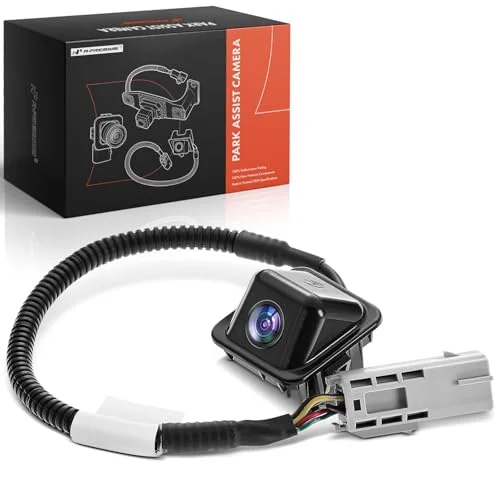 A-Premium Park Assist Rear View Backup Camera for Sedan Models (6-Pin Connector, 2014-2020) slllg