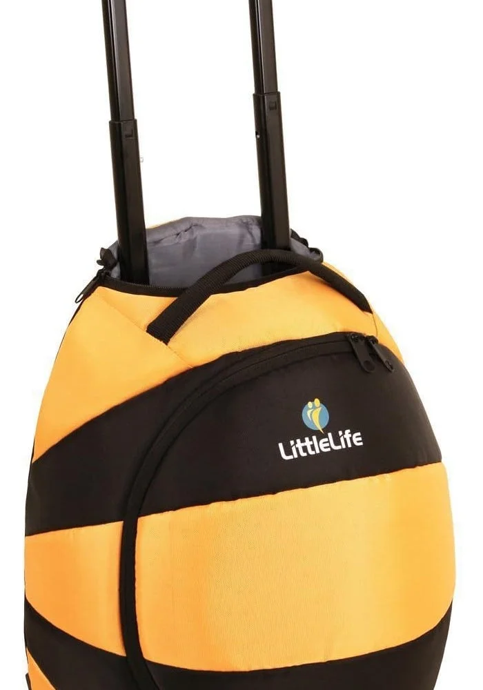 Animal Wheelie Duffle Bag Kids Travel Luggage (Bee Design, 20L) we2sq