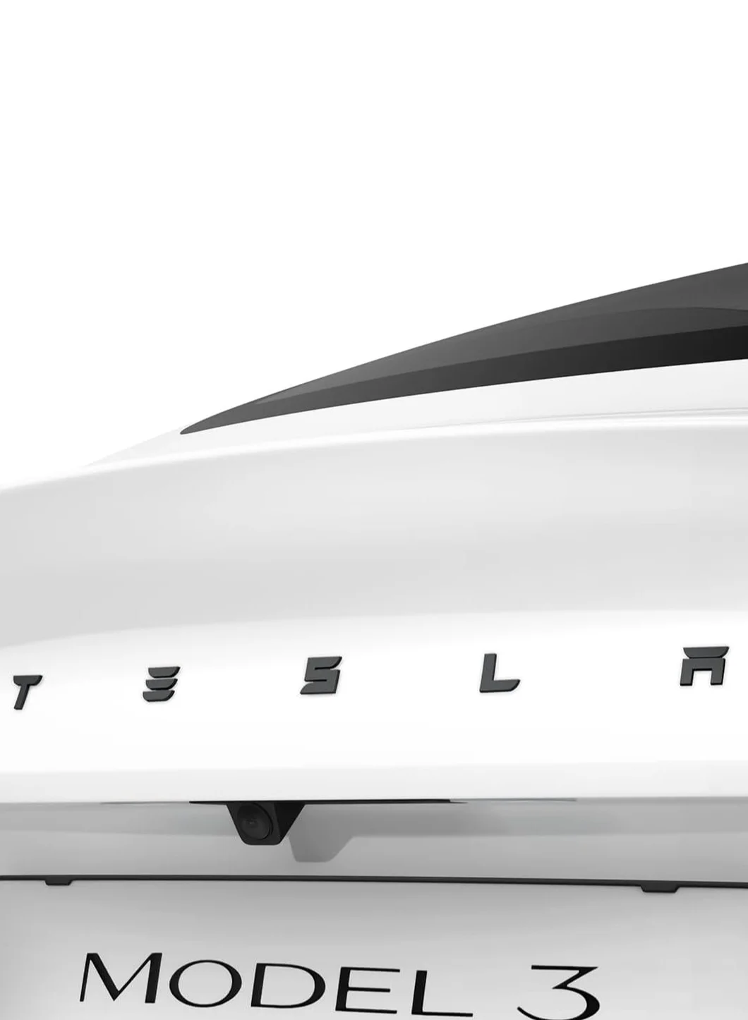 Premium Rear Emblem Logo Cover for Electric Sedan 2024-2025 Refresh (Black, 1 Piece) mijs2