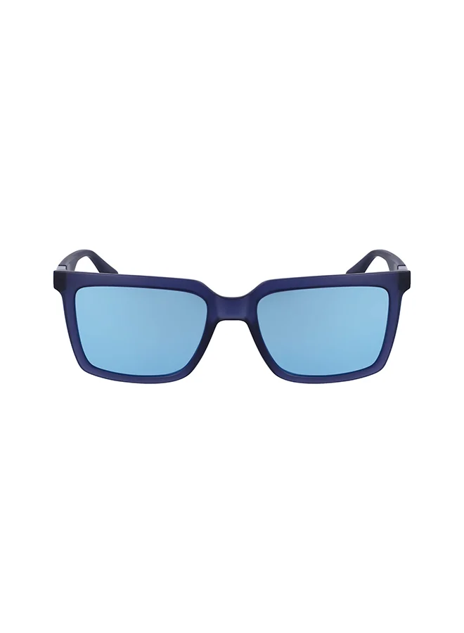Premium Unisex Square UV Protection Sunglasses Lightweight Fashion Eyewear (Black, 55 mm) a3m8h