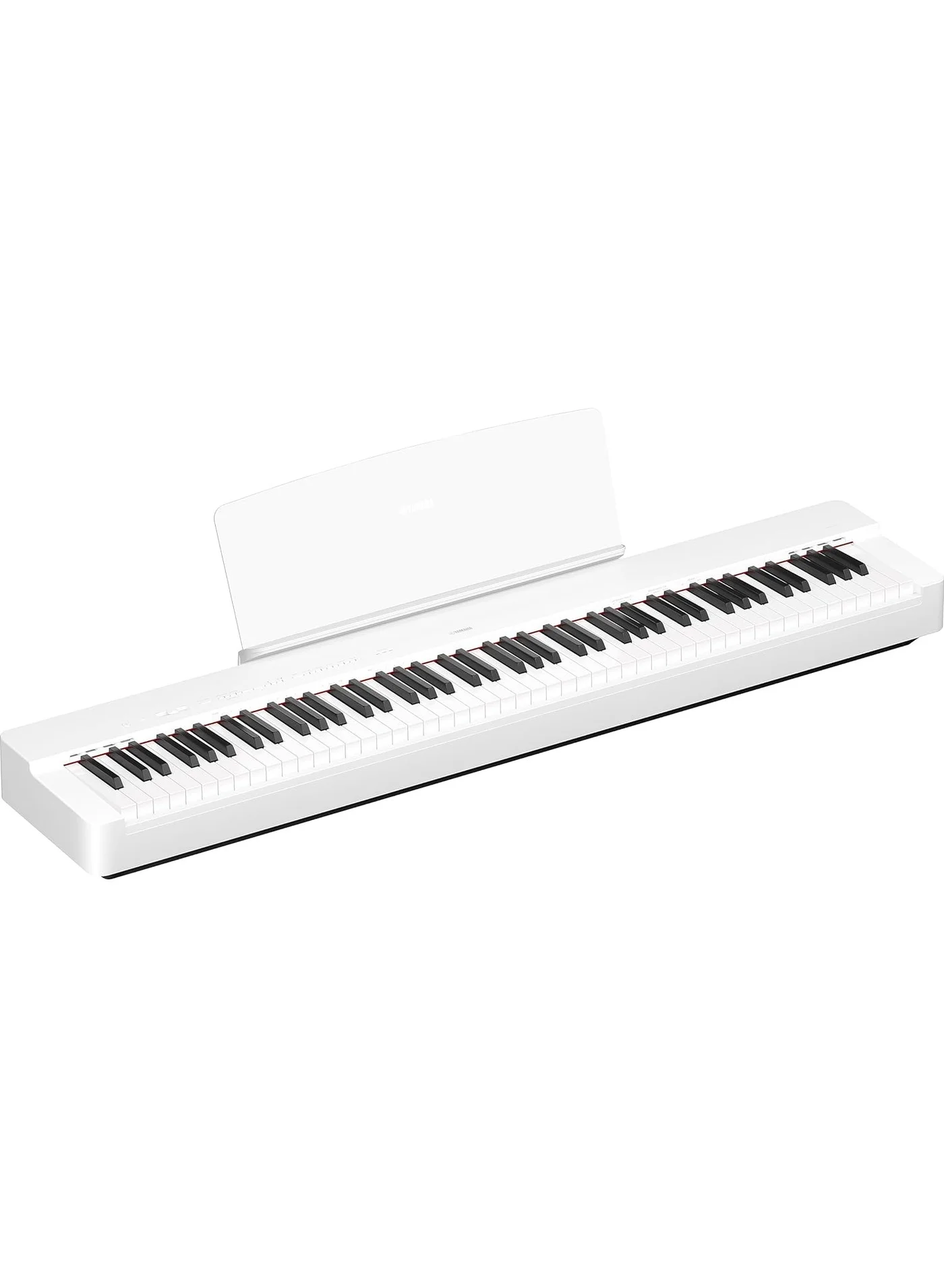 Premium 88-Key Weighted Action Digital Piano with Authentic Acoustic Feel (White, Full-Size) wm5vi