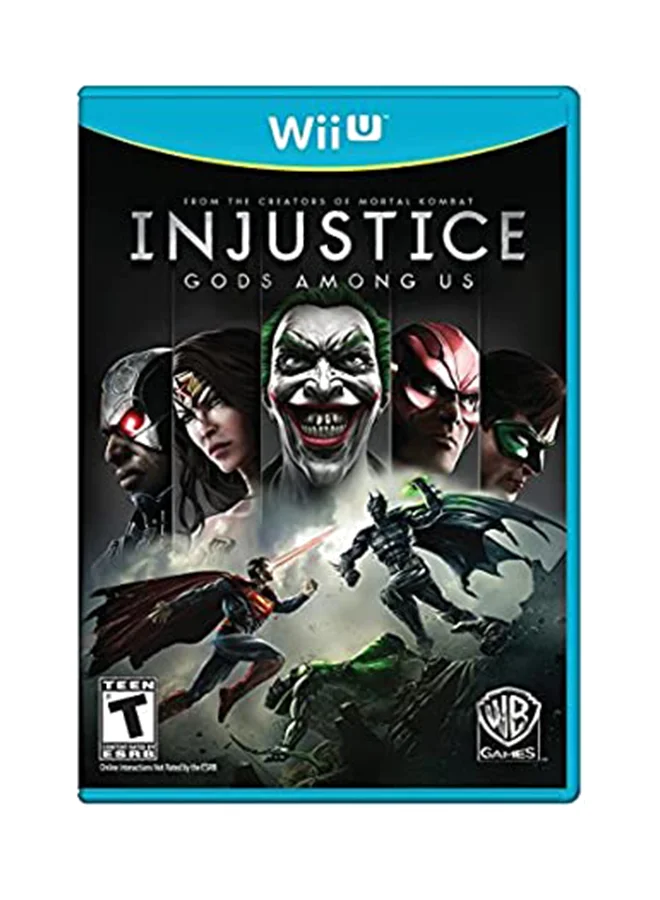 WB Games Injustice Gods Among Us Action and Shooter Video Game for Wii U Console (Standard Edition) sflha