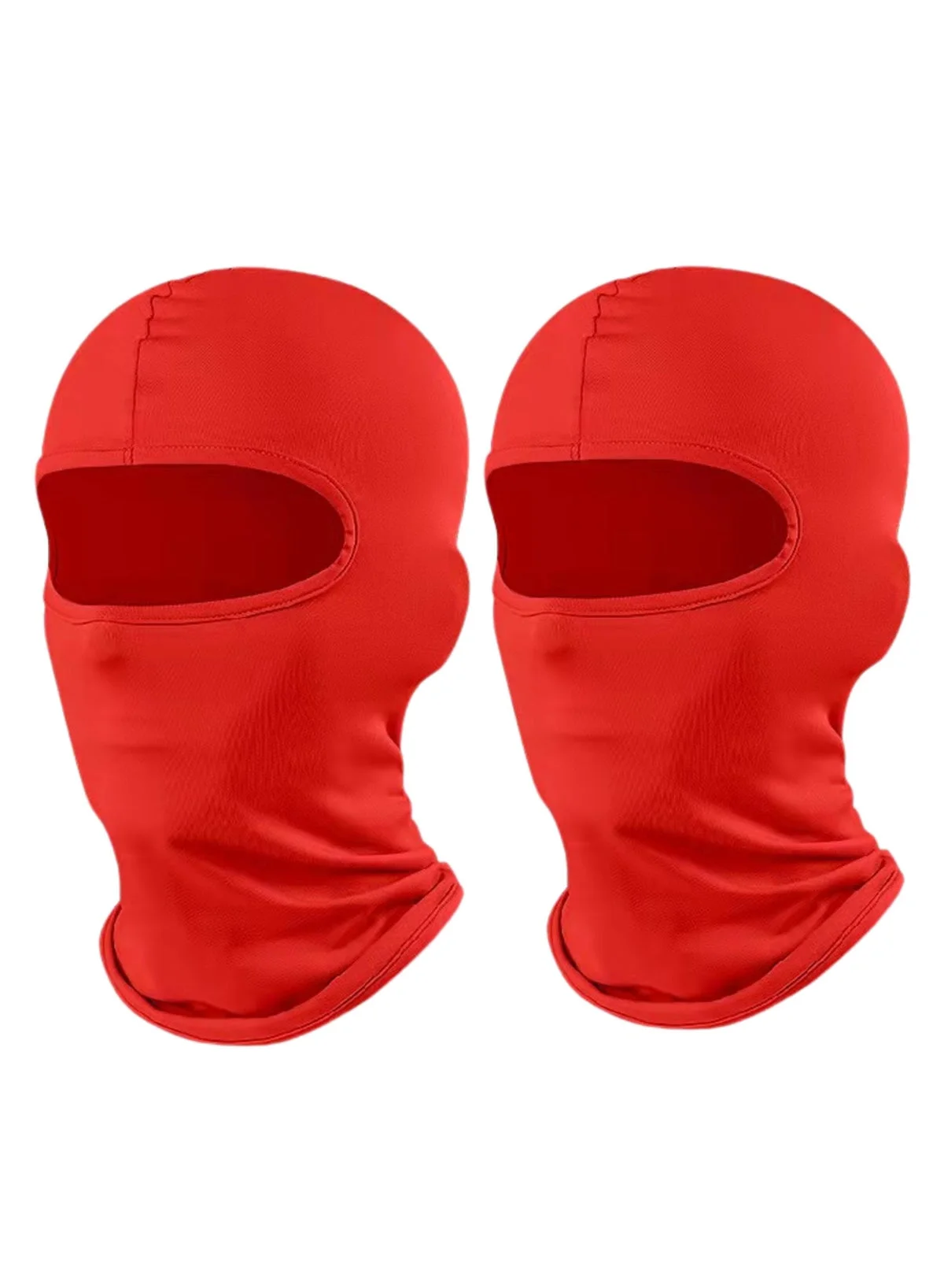 SARAOONT Summer Motorcycle Face Cover Cooling Neck Gaiter UV Protector Mask (Red, 2-Piece Set) 7v04o