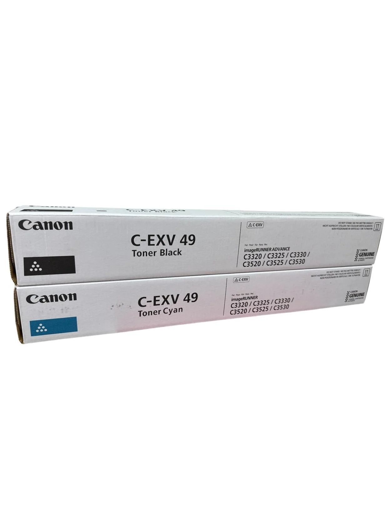 Premium Toner Cartridge Set C-EXV 49 BCYM for Office Printers (4-Piece Set, Black Cyan Magenta Yellow) jrdto