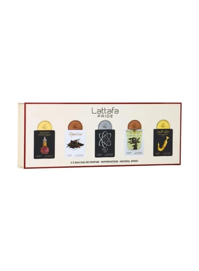 Lattafa Pride Fragrance Gift Set Collection 2 (5 x 20 mL) Premium Perfume Assortment for Men and Women 05d99