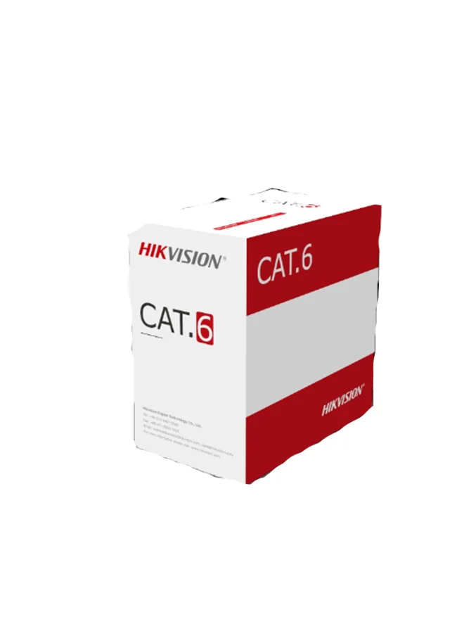 HIKVISION Cat6 UTP Network Cable Premium Gigabit Ethernet Data Wire (White, 305m) 3f59a