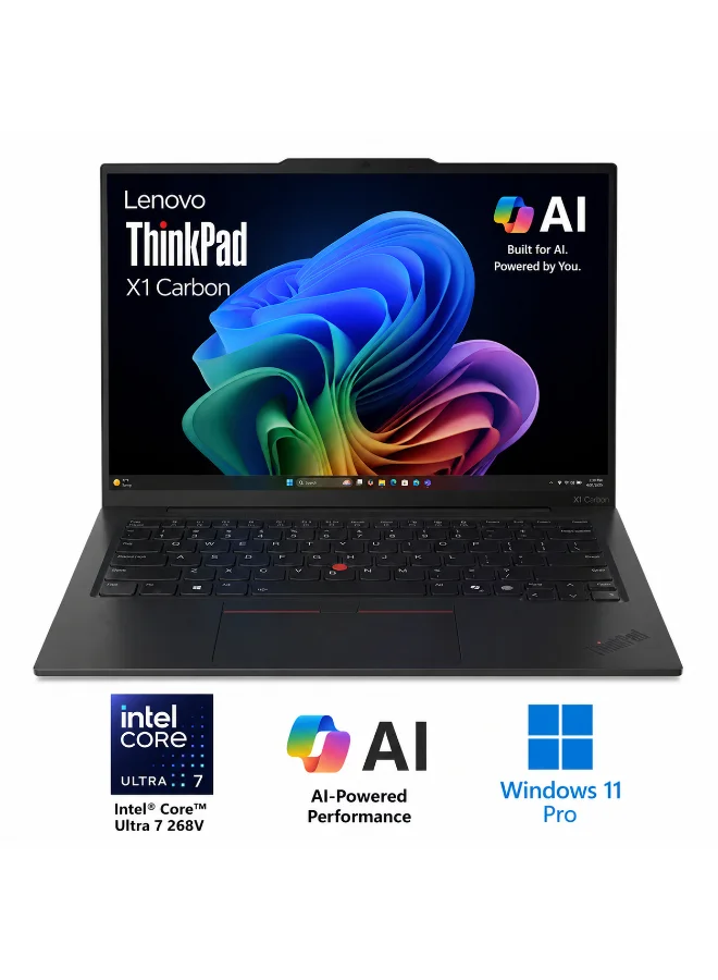 Premium 14-inch Business Laptop, Intel Core Ultra 7, 32GB RAM, 1TB SSD, WUXGA IPS Display, Windows 11 Pro, Carbon Fiber Finish (Black, 14-inch) zwj3l