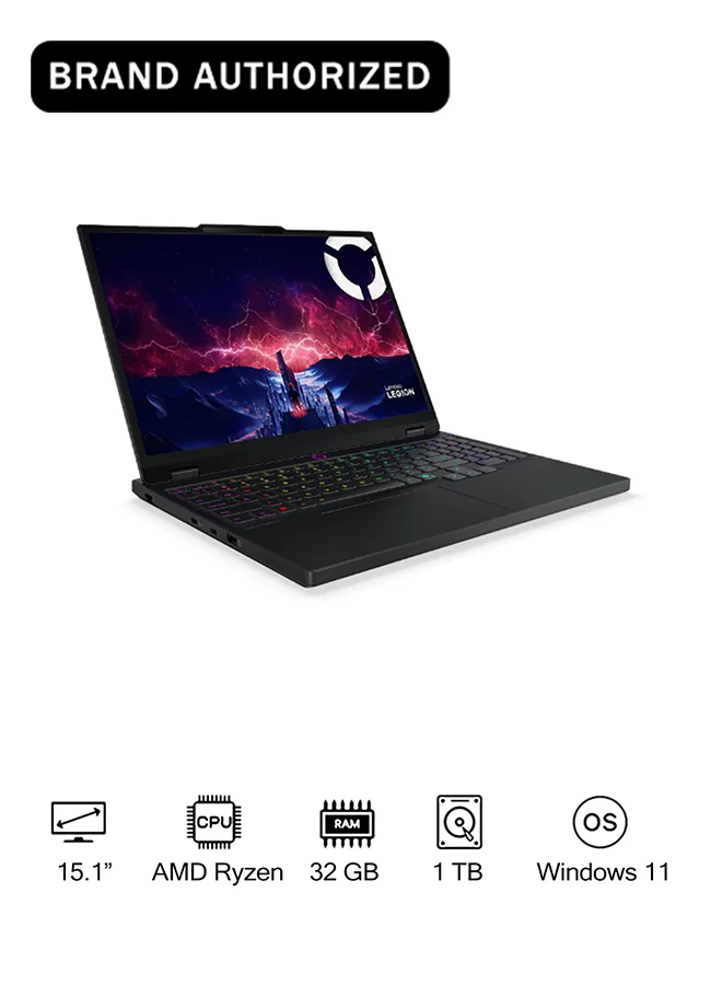 Premium Gaming Laptop 15.1-inch WQXGA OLED 165Hz Display, AMD Ryzen AI 7, 32GB RAM, 1TB SSD, RTX 5060 8GB Graphics, Windows 11 (Eclipse Black) 1afy3