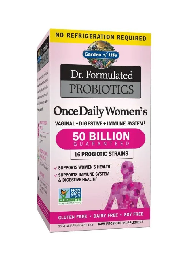 Garden of Life Dr. Formulated Probiotics Once Daily Women's Supplement (50 Billion CFU, 30 Capsules) 918kg